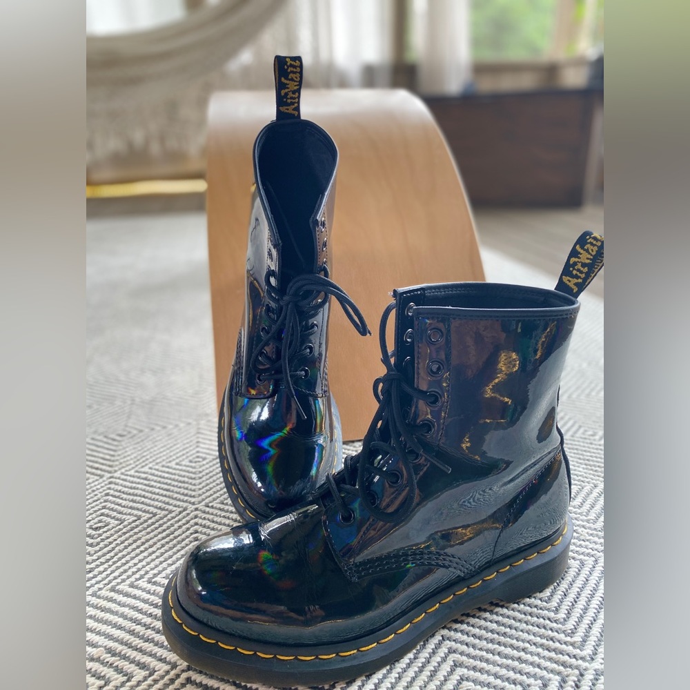 Dr Martens pride 1460 8 eye boots in multi rainbow